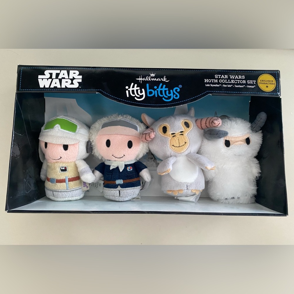 RETIRED Hallmark Itty Bitty’s Star Wars HOTH Collector Set. NIB.